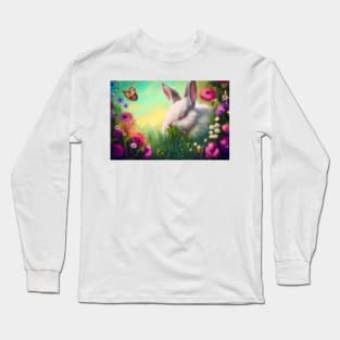 bunny Vegetarian Long Sleeve T-Shirt